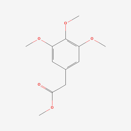 Methyl 2-(3,4,5-trimethoxyphenyl)acetate (CAS: 2989-06-2) - Chemical Structure and Molecular Formula 