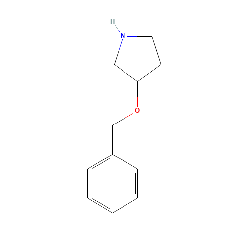 3-Benzyloxypyrrolidine (CAS: 420137-14-0) - Chemical Structure and Molecular Formula 