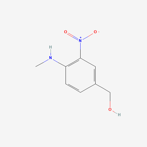 [4-(Methylamino)-3-nitrophenyl]methanol (CAS: 62347-97-1) - Chemical Structure and Molecular Formula 