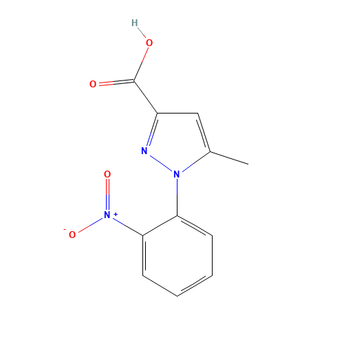 5-Methyl-1-(2-nitrophenyl)-1H-pyrazole-3-carboxylic acid (CAS: 103856-74-2) - Related Chemical Product