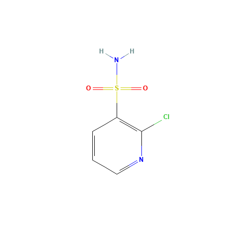 2-Chloro-pyridine-3-sulfonic acid amide (CAS: 38025-93-3) - Chemical Structure and Molecular Formula 