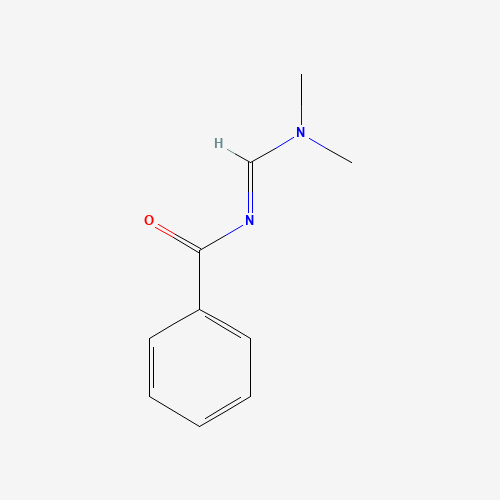 N-[1-Dimethylaminomethylidene]benzamide (CAS: 41876-75-9) - Chemical Structure and Molecular Formula 