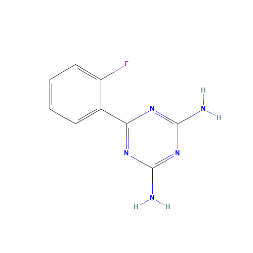 6-(2-Fluorophenyl)-[1,3,5]triazine-2,4-diamine (CAS: 30530-42-8) - Related Chemical Product