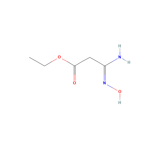(N-Hydroxycarbamimidoyl)-acetic acid ethyl ester (CAS: 89364-92-1) - Related Chemical Product