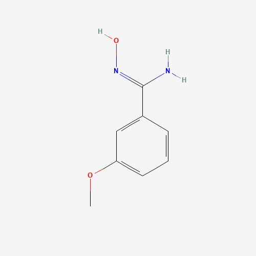 3-Methoxybenzamidoxime (CAS: 73647-50-4) - Chemical Structure and Molecular Formula 