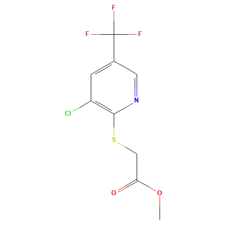 Methyl (3-chloro-5-(trifluoromethyl)pyridin-2-ylsulfanyl)acetate (CAS: 1024368-23-7) - Related Chemical Product