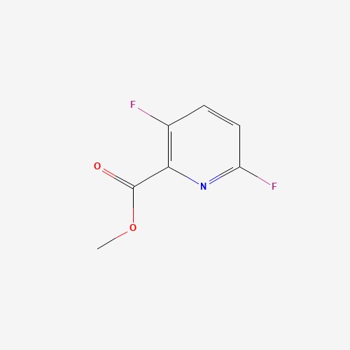 Methyl 3,6-difluoropicolinate (CAS: 1214336-10-3) - Chemical Structure and Molecular Formula 