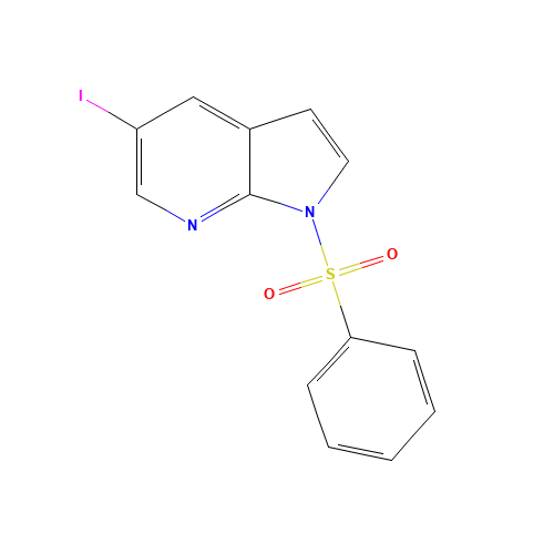 1-Benzenesulfonyl-5-iodo-1H-pyrrolo[2,3-b]pyridine (CAS: 1227268-94-1) - Related Chemical Product