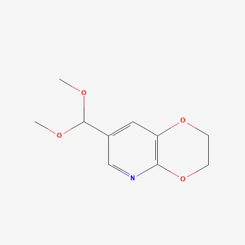 7-(Dimethoxymethyl)-2,3-dihydro-[1,4]dioxino-[2,3-b]pyridine (CAS: 1261365-94-9) - Related Chemical Product