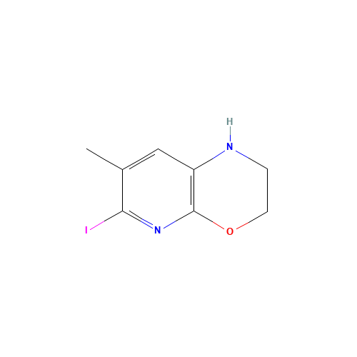 6-Iodo-7-methyl-2,3-dihydro-1H-pyrido-[2,3-b][1,4]oxazine (CAS: 1261365-45-0) - Related Chemical Product