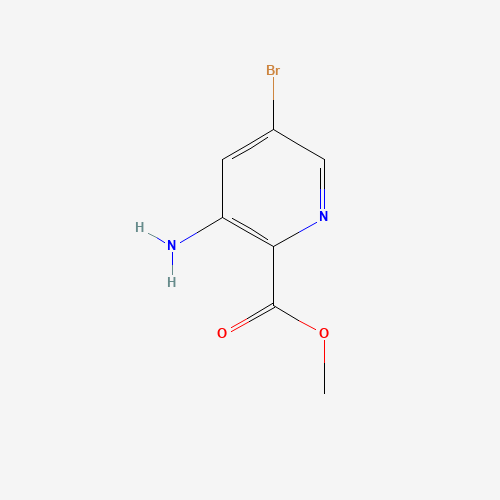 Methyl 3-amino-5-bromopicolinate (CAS: 1072448-08-8) - Chemical Structure and Molecular Formula 