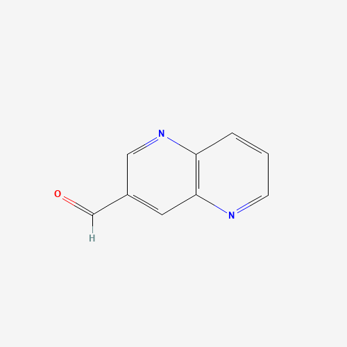 1,5-Naphthyridine-3-carbaldehyde (CAS: 959617-49-3) - Chemical Structure and Molecular Formula 