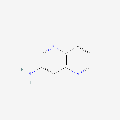 1,5-Naphthyridin-3-amine (CAS: 14756-77-5) - Chemical Structure and Molecular Formula 