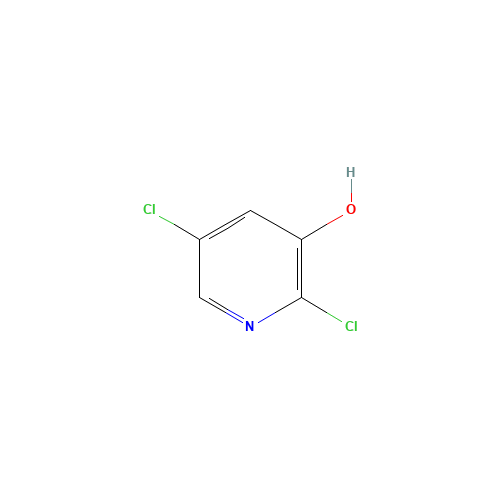 2,5-Dichloropyridin-3-ol (CAS: 53335-73-2) - Chemical Structure and Molecular Formula 