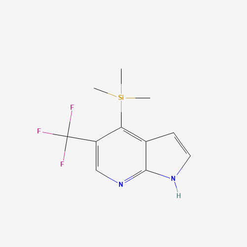 5-(Trifluoromethyl)-4-(trimethylsilyl)-1H-pyrrolo[2,3-b]pyridine (CAS: 1261365-59-6) - Related Chemical Product