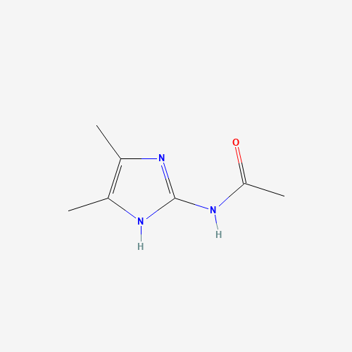 N-(4,5-Dimethyl-1H-imidazol-2-yl)acetamide (CAS: 40639-97-2) - Chemical Structure and Molecular Formula 