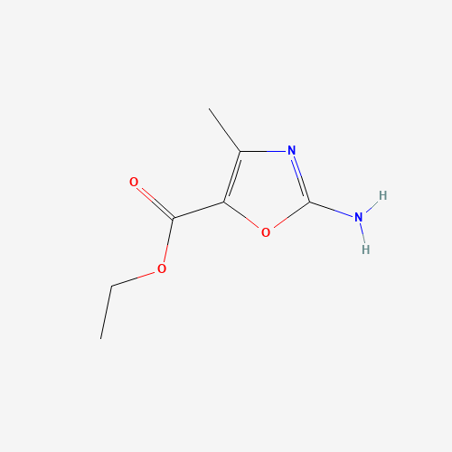 Ethyl 2-amino-4-methyl-1,3-oxazole-5-carboxylate (CAS: 79221-15-1) - Chemical Structure and Molecular Formula 