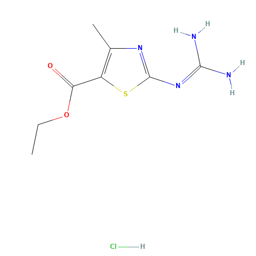 Ethyl 2-carbamimidamido-4-methyl-1,3-thiazole-5-carboxylate hydrochloride (CAS: 131184-96-8) - Related Chemical Product
