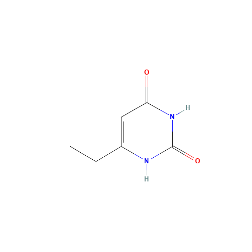 6-Ethyl-1,2,3,4-tetrahydropyrimidine-2,4-dione (CAS: 15043-03-5) - Chemical Structure and Molecular Formula 