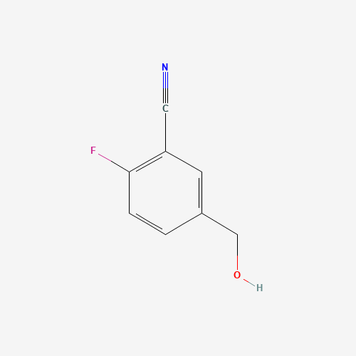 2-Fluoro-5-(hydroxymethyl)benzonitrile (CAS: 227609-85-0) - Chemical Structure and Molecular Formula 