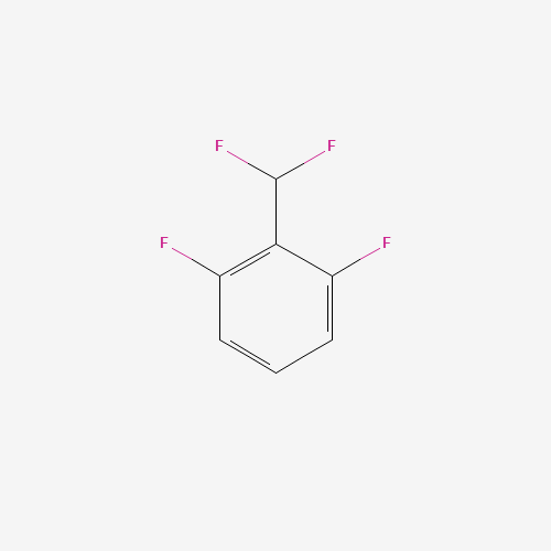 2-(Difluoromethyl)-1,3-difluorobenzene (CAS: 91624-89-4) - Chemical Structure and Molecular Formula 