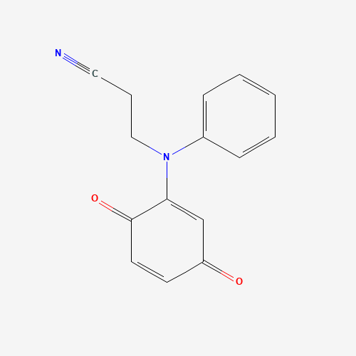 3-[(3,6-Dioxo-1,4-cyclohexadien-1-yl)(phenyl)-amino]propanenitrile (CAS: 33253-67-7) - Related Chemical Product
