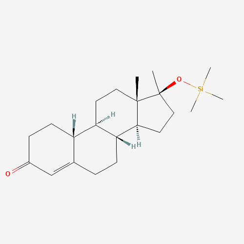 17-Methyl-17-[(trimethylsilyl)oxy]estr-4-en-3-one (CAS: 77572-72-6) - Related Chemical Product