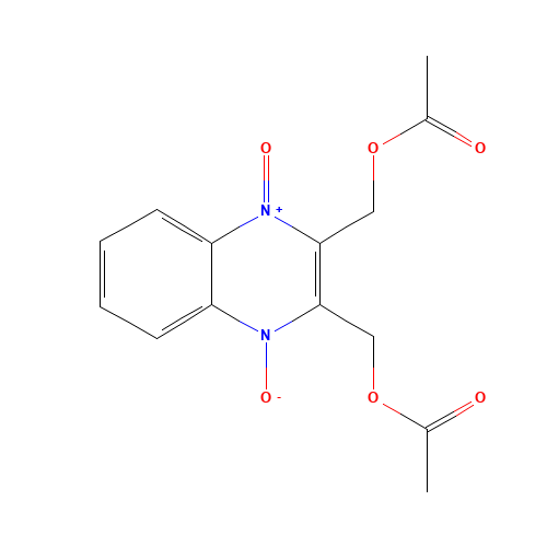 2,3-Bis[(acetyloxy)methyl]-1-oxoquinoxalin-1-ium-4(1H)-olate (CAS: 10103-89-6) - Related Chemical Product