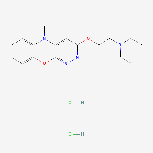 N,N-Diethyl-2-[(5-methyl-5H-pyridazino[3,4-b][1,4] benzoxazin-3-yl)oxy]ethanamine dihydrochloride (CAS: 55931-84-5) - Related Chemical Product
