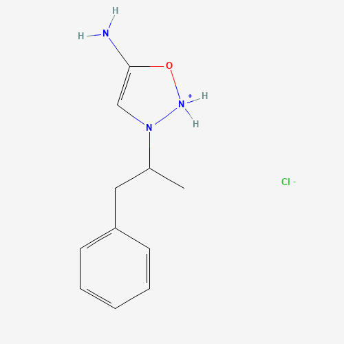 5-Amino-3-(1-methyl-2-phenylethyl)-2,3-dihydro-1,2,3-oxadiazol-2-ium chloride (CAS: 3441-64-3) - Related Chemical Product