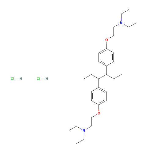 2,2'-[3,4-Hexanediylbis(4,1-phenyleneoxy)]-bis(N,N-diethylethanamine) (CAS: 69-14-7) - Related Chemical Product