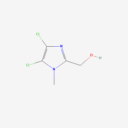 (4,5-Dichloro-1-methyl-1H-imidazol-2-yl)methanol (CAS: 1000684-06-9) - Chemical Structure and Molecular Formula 
