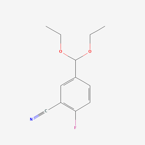 5-(Diethoxymethyl)-2-fluorobenzonitrile (CAS: 1176161-37-7) - Related Chemical Product