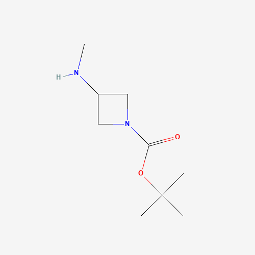 1-Boc-3-(methylamino)azetidine hydrochloride (CAS: 454703-20-9) - Chemical Structure and Molecular Formula 