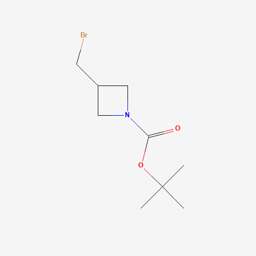 1-Boc-3-(bromomethyl)azetidine (CAS: 253176-93-1) - Chemical Structure and Molecular Formula 