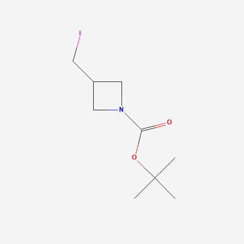 1-Boc-3-(iodomethyl)azetidine (CAS: 253176-94-2) - Chemical Structure and Molecular Formula 