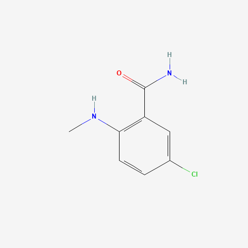 5-Chloro-2-(methylamino)benzamide (CAS: 31823-19-5) - Chemical Structure and Molecular Formula 