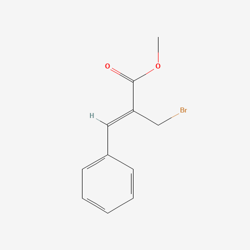 2-Propenoic acid, 2-(bromomethyl)-3-phenyl-, methyl ester (CAS: 53059-43-1) - Chemical Structure and Molecular Formula 