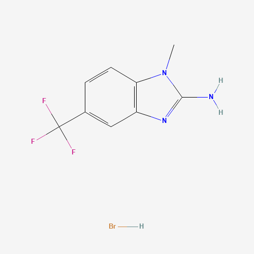 1-Methyl-5-(trifluoromethyl)-1H-benzimidazol-2-amine hydrobromide (CAS: 945023-32-5) - Related Chemical Product