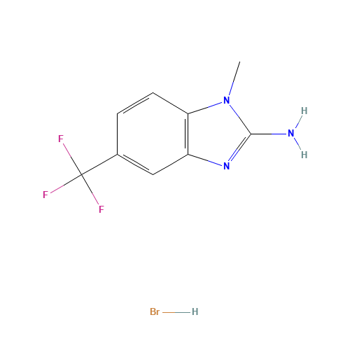 1-Methyl-5-(trifluoromethyl)-1H-benzimidazol-2-amine hydrobromide (CAS: 945023-32-5) - Related Chemical Product
