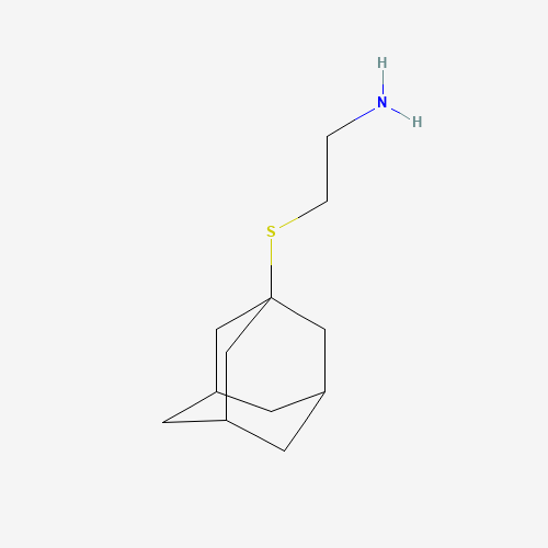[2-(1-Adamantylthio)ethyl]amine hydrochloride (CAS: 30771-87-0) - Chemical Structure and Molecular Formula 