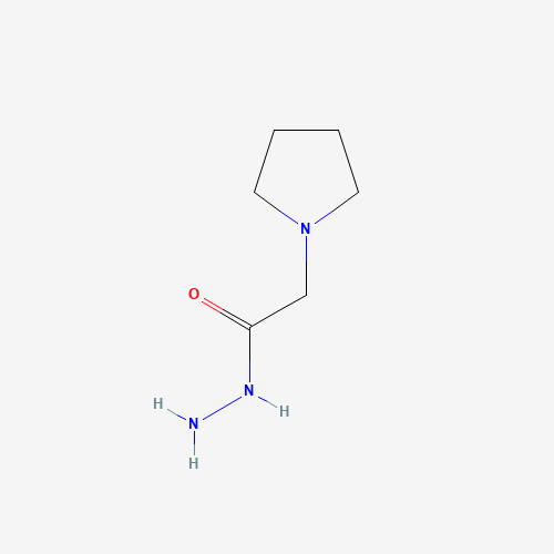 2-Pyrrolidin-1-ylacetohydrazide hydrochloride (CAS: 7171-96-2) - Chemical Structure and Molecular Formula 