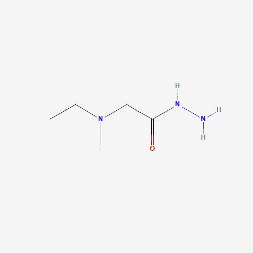 2-[Ethyl(methyl)amino]acetohydrazide hydrochloride (CAS: 1203264-31-6) - Chemical Structure and Molecular Formula 