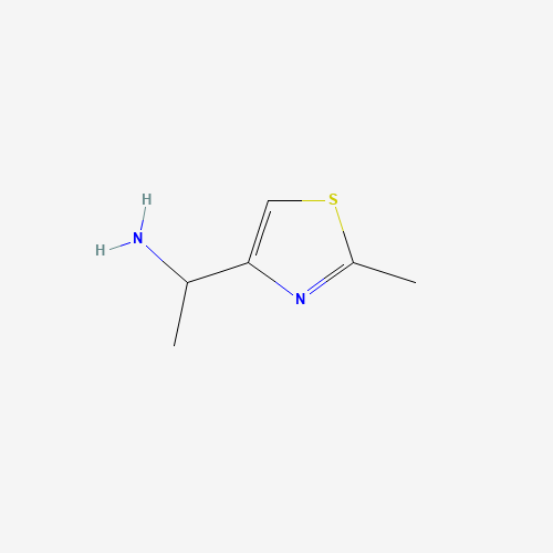 [1-(2-Methyl-1,3-thiazol-4-yl)ethyl]amine dihydrochloride (CAS: 317830-81-2) - Chemical Structure and Molecular Formula 