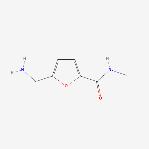 5-(Aminomethyl)-N-methyl-2-furamide hydrochloride (CAS: 1210706-38-9) - Chemical Structure and Molecular Formula 
