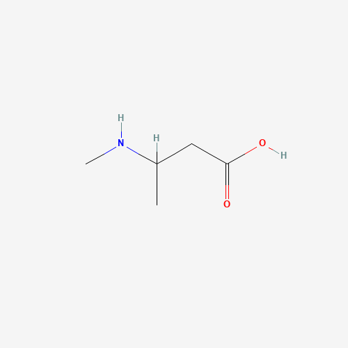 3-(Methylamino)butanoic acid hydrochloride (CAS: 167222-94-8) - Chemical Structure and Molecular Formula 