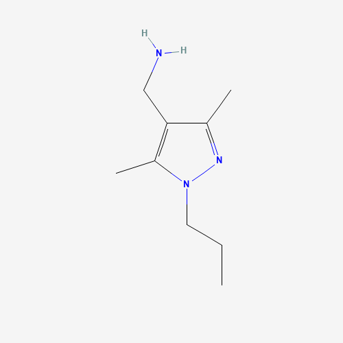 [(3,5-Dimethyl-1-propyl-1H-pyrazol-4-yl)methyl]-amine hydrochloride (CAS: 1006458-74-7) - Related Chemical Product