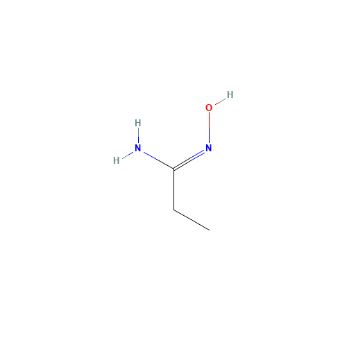 (1Z)-N'-Hydroxypropanimidamide hydrochloride (CAS: 29335-36-2) - Chemical Structure and Molecular Formula 