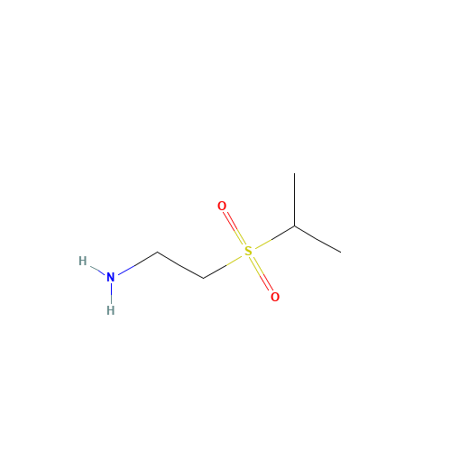 [2-(Isopropylsulfonyl)ethyl]amine hydrochloride (CAS: 320337-16-4) - Chemical Structure and Molecular Formula 