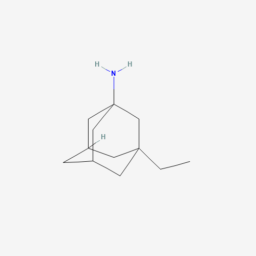 (3-Ethyl-1-adamantyl)amine hydrochloride (CAS: 41100-45-2) - Chemical Structure and Molecular Formula 